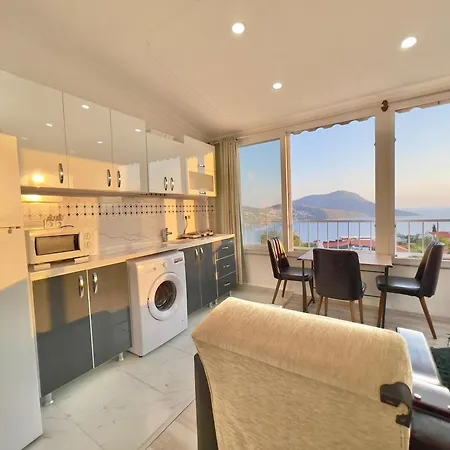 公寓 Rooftop With Sea View In Kalkan Center
