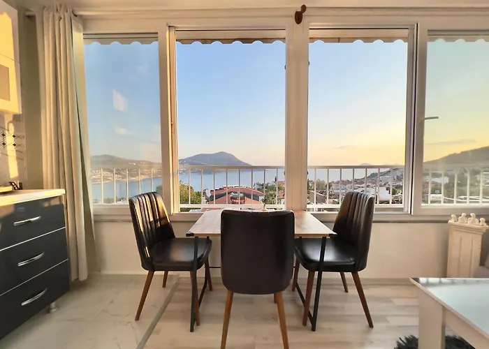 Rooftop With Sea View In Kalkan Center 公寓 卡斯