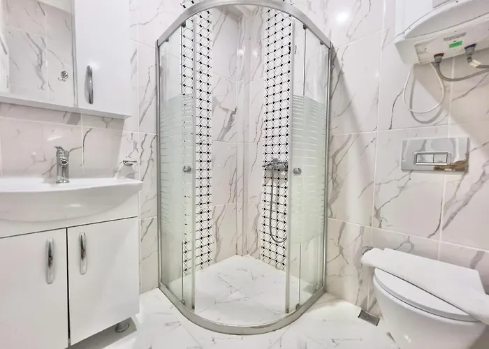 公寓 Rooftop With Sea View In Kalkan Center 卡斯