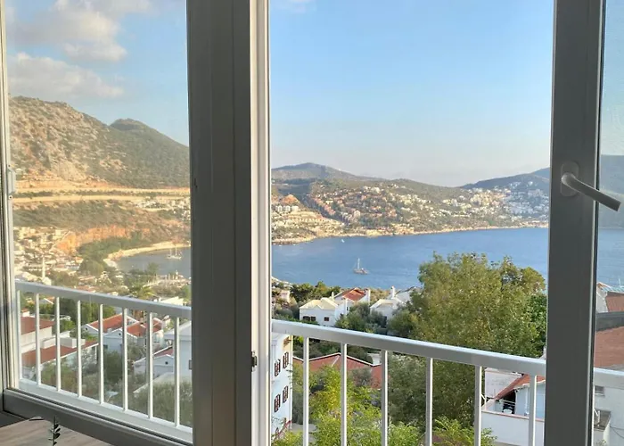 公寓 Rooftop With Sea View In Kalkan Center *