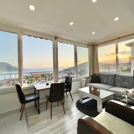 Rooftop With Sea View In Kalkan Center * Kaş