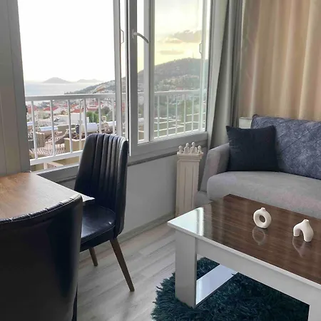 Rooftop With Sea View In Kalkan Center Kaş