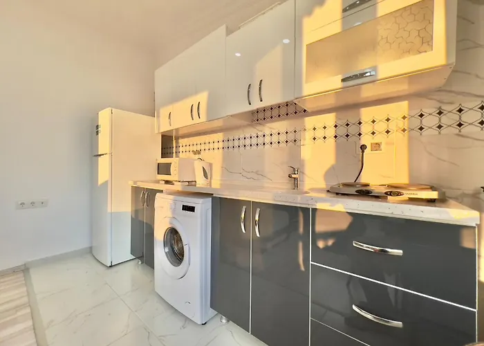 Rooftop With Sea View In Kalkan Center Apartment