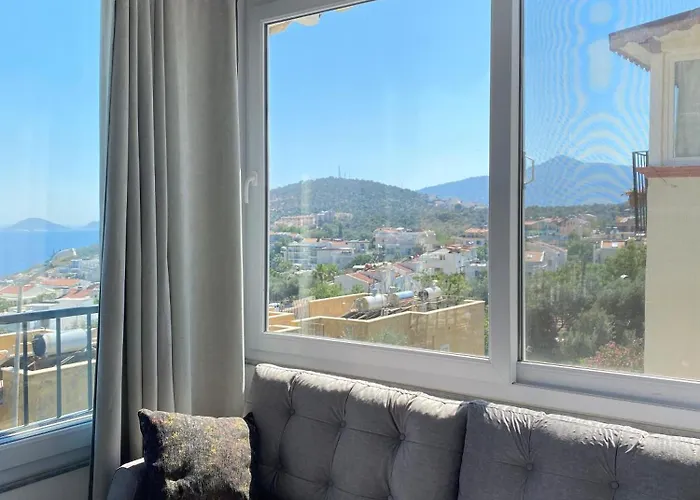 Rooftop With Sea View In Kalkan Center *