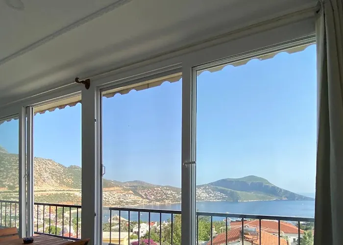 Rooftop With Sea View In Kalkan Center Apartment Kas