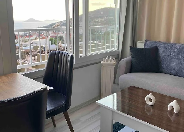 Rooftop With Sea View In Kalkan Center Kas